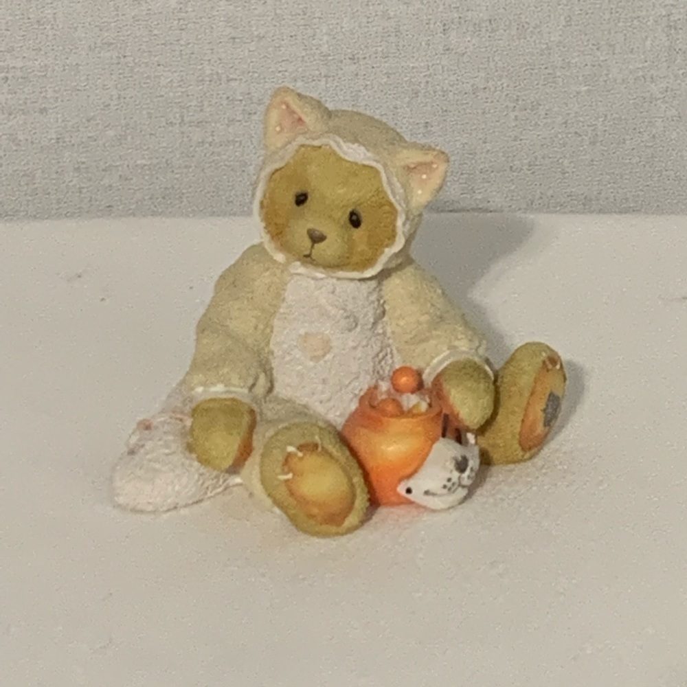 CHERISHED TEDDIES OSCAR| "Sweet Treats" October |#914843|1993 Collectibles EUC